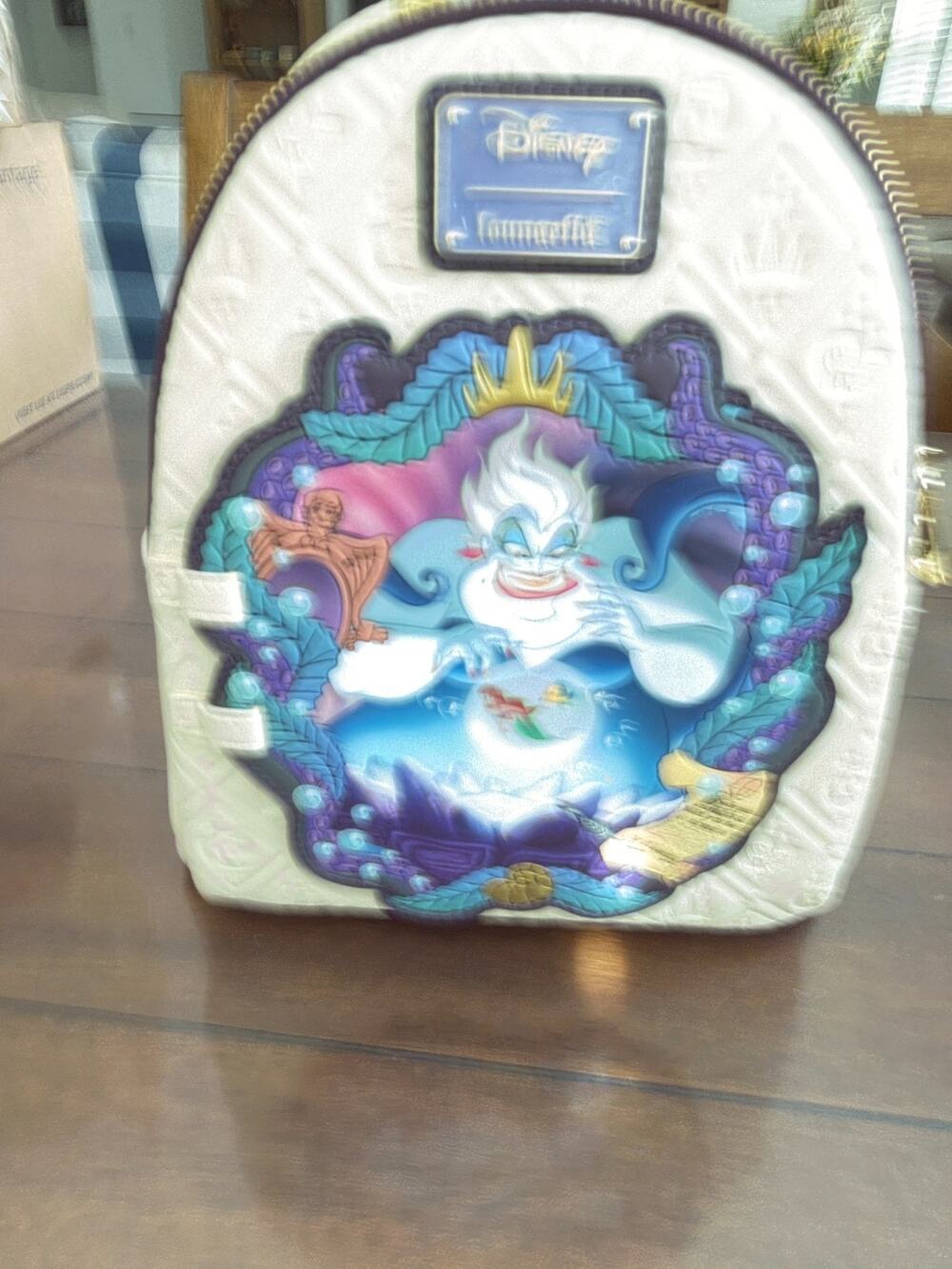 Loungefly Disney Little Mermaid Ursula & Ariel Magical Door Mini Backpack NEW
